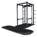 Rack de sentadillas con plataforma equipos de fitness de gimnasio al por mayor